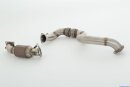 76mm downpipe with 200 cells HJS sport-catalyst stainless...