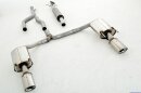 63.5mm catback-system with tailpipe left &amp; right stainless steel