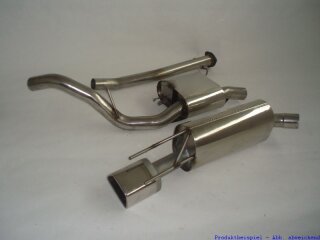 63.5mm catback-system stainless steel