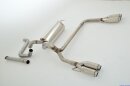 70mm catback-system stainless steel