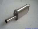 back-silencer stainless steel