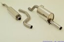 63.5mm catback-system stainless steel