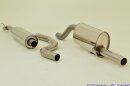 63.5mm catback-system stainless steel