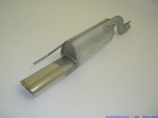 back-silencer aluminised steel