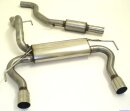 70mm catback-system with tailpipe left &amp; right NE-Look stainless steel