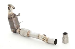 Friedrich Motorsport 63,5mm Downpipe mit 200 Zellen HJS Sport-Kat. Edelstahl