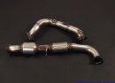 76mm downpipe with 200 cells sport-catalyst stainless steel