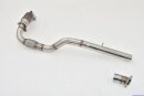 76mm downpipe with 200 cells sport-catalyst stainless steel