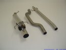 63.5mm racing catback-system stainless steel