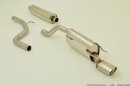 63.5mm catback-system stainless steel