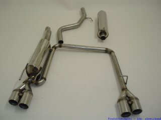 63.5mm catback-system with tailpipe left & right stainless steel