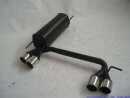 back-silencer with tailpipe left & right aluminised...