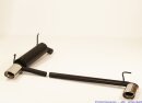 back-silencer with tailpipe left & right aluminised...