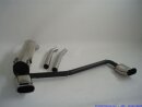 back-silencer with tailpipe left &amp; right stainless steel