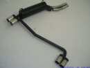 back-silencer with tailpipe left & right aluminised...