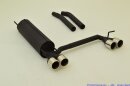 back-silencer with tailpipe left & right aluminised...