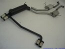 63.5mm catback-system with tailpipe left &amp; right aluminised steel