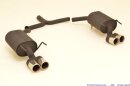 back-silencer with tailpipe left & right aluminised...