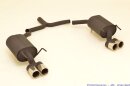 back-silencer with tailpipe left & right aluminised...