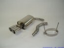 back-silencer stainless steel