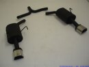 back-silencer with tailpipe left & right aluminised...