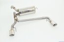 70mm back-silencer with tailpipe left & right...