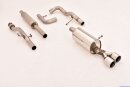 63.5mm catback-system stainless steel