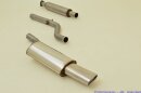 63.5mm catback-system stainless steel