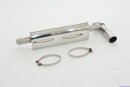 63.5mm catback-system stainless steel