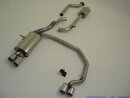63.5mm catback-system with tailpipe left &amp; right stainless steel