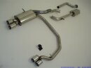 63.5mm catback-system with tailpipe left &amp; right stainless steel