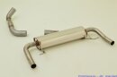 70mm back-silencer with tailpipe left & right...