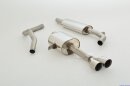 63.5mm catback-system stainless steel