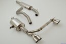 76mm catback-system with tailpipe left &amp; right stainless steel