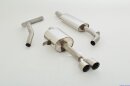 63.5mm catback-system stainless steel