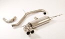 63.5mm racing catback-system stainless steel