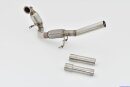 63.5mm downpipe with 200 cells sport catalyst stainless...