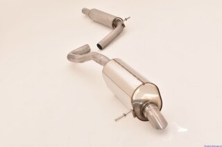 63.5mm catback-system stainless steel