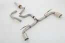 63.5mm catback-system with tailpipe left &amp; right stainless steel