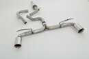 63.5mm catback-system with tailpipe left &amp; right stainless steel