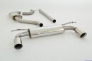 63.5mm catback-system with tailpipe left &amp; right stainless steel