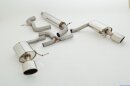 63.5mm catback-system with tailpipe left &amp; right stainless steel