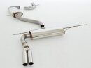 63.5mm catback-system stainless steel