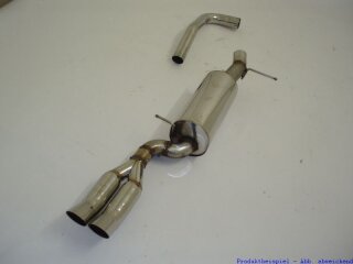back-silencer stainless steel