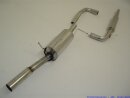 63.5mm catback-system stainless steel