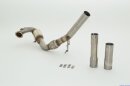 63.5mm downpipe with 200 cells sport catalyst stainless...
