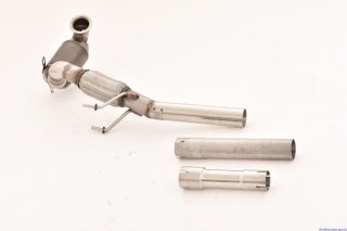 63.5mm downpipe with 200 cells HJS sport catalyst stainless steel