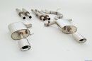 2x55mm catback-system with tailpipe left &amp; right stainless steel