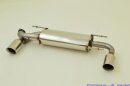 70mm back-silencer with tailpipe left & right...