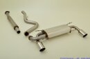 70mm catback-system with tailpipe left &amp; right stainless steel